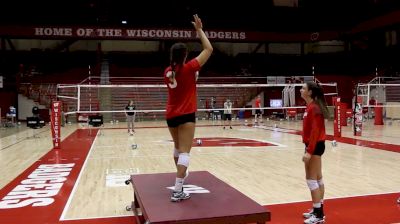 Serving Keys With Wisconsin's Kelly Sheffield