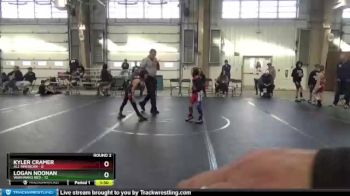 56 lbs Round 2 (8 Team) - Kyler Cramer, All American vs Logan Noonan, Warhawks Red