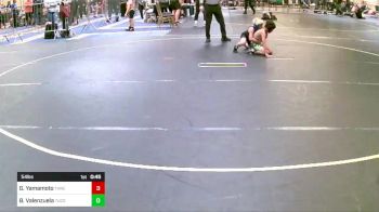 54 lbs Quarterfinal - Gage Yamamoto, Threshold WC vs Bryson Valenzuela, Tucson Pride WC