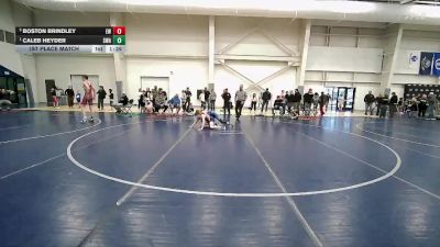 92 lbs 1st Place Match - Caleb Heyder, Sanderson Wrestling Academy vs Boston Brindley, Elite Wrestling