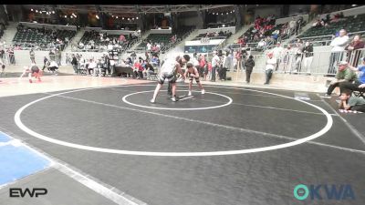90 lbs Consi Of 4 - Jax Feathers, Verdigris Youth Wrestling vs Jaden Siler, Woodland Wrestling Club