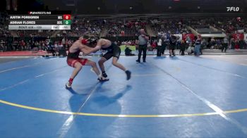 126 lbs Cons. Round 1 - Justin Forsgren, Melba vs Adrian Flores, Skyline