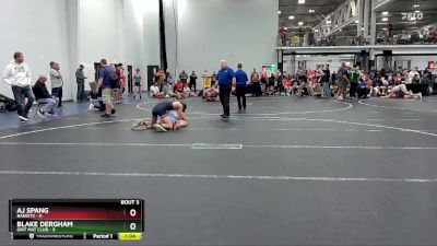 120 lbs Placement (4 Team) - Blake Dergham, Grit Mat Club vs AJ Spang, Bandits