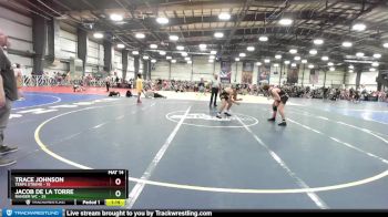 130 lbs Rd# 9- 2:15pm Saturday Final Pool - Jacob De La Torre, Ranger WC vs Trace Johnson, Terps Xtreme