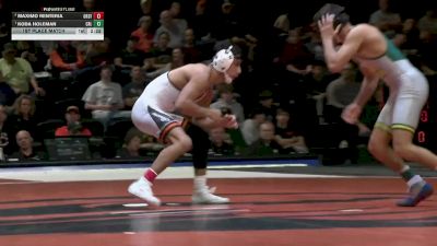 125 lbs 1st Place Match - Koda Holeman, Cal Poly vs Maximo Renteria, Oregon State