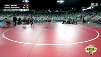 G6A-235 lbs Quarterfinal - Brielle Williams, LAWTON (Girls) vs Jordyn Washington, MCALESTER (Girls)