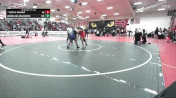 235 lbs Cons. Round 6 - Angelina Marquez, San Dimas vs Sofia Ibarra, Etiwanda