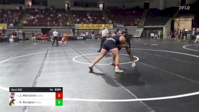 235 lbs Round Of 32 - Jakob Menichini, Massachusetts vs Amir Burgess, Florida A&M