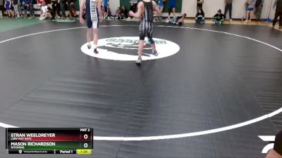 150 lbs Quarterfinal - Mason Richardson, Wyoming vs Stran Weeldreyer, LSRV Mat Rats