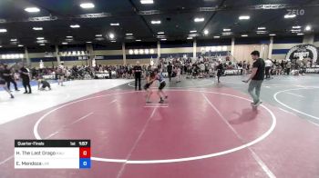 62 lbs Quarterfinal - Herra Rose The Last Dragon, Kalispell WC vs Emmanuel Mendoza, Live Training