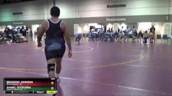 220 lbs Round 4 (6 Team) - Brandon Johnson, Delta Eagles vs Daniel Oceguera, Naples Wrestling