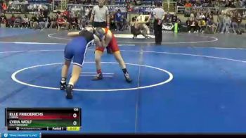 105 lbs Cons. Round 2 - Lydia Wolf, South Border vs Elle Friederichs, Lisbon