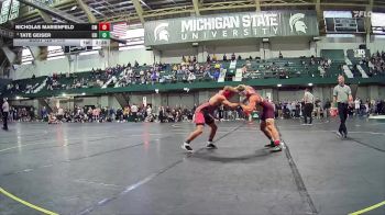 174 lbs Quarterfinal - Tate Geiser, Edinboro vs Nicholas Marienfeld, Central Michigan