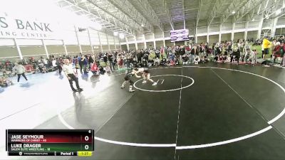 100 lbs Round 3 (4 Team) - Luke Drager, Salem Elite Wrestling vs Jase Seymour, Warriors Of Christ