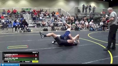 150 lbs Round 2 (4 Team) - Austin Miller, Dundee Blue vs Landen Fetty, Romeo WC