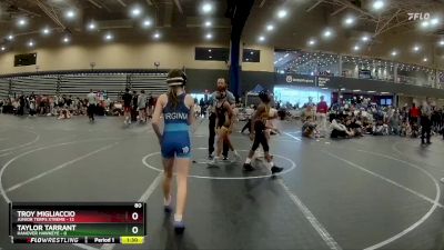 80 lbs Round 6 (8 Team) - Taylor Tarrant, Hanover Hawkeye vs Troy Migliaccio, Junior Terps Xtreme