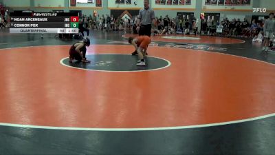 90 lbs Quarterfinal - Noah Arceneaux, Jesup Mat Club vs Connor Fox, Indee Mat Club