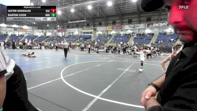 69 lbs Quarterfinal - Jaxtin Gonzales, Steel City Reloaded WC vs Easton Cook, Arvada West