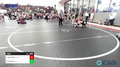 58 lbs Rr Rnd 4 - Isaac Swindell, Cowboy Wrestling Club vs Kaysen Schiltz, Ponca City Wildcat Wrestling