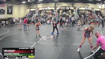 62/70 Round 2 - Roxanna Hannah, Buford Stingers Youth Wrestlin vs Aria Bushaw, Carolina Reapers