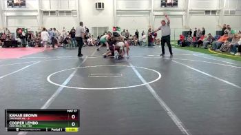 175 lbs Round 1 (10 Team) - Kamar Brown, Tar River WC vs Cooper Lembo, Cow Rock WC