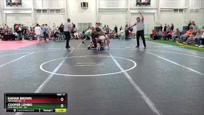 175 lbs Round 1 (10 Team) - Kamar Brown, Tar River WC vs Cooper Lembo, Cow Rock WC