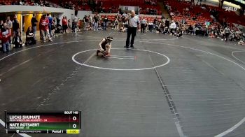 52 lbs Semifinal - Nate Rotsaert, Westshore vs Lucas Shumate, Felix Wrestling Academy