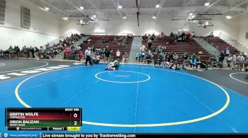 138 lbs Cons. Round 5 - Griffin Wolfe, Torrington vs Orion Balizan, Green River