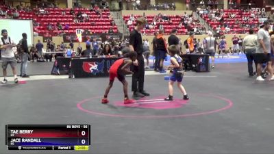 56 lbs Round 1 - Tae Berry, KS vs Jace Randall, KS