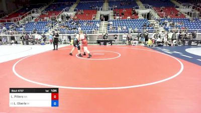 285 lbs Rnd Of 64 - Landen Pillers, WA vs Levi Oberle, IN