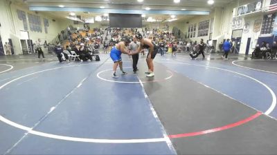 285 lbs Cons. Round 4 - Andres Patino, Canyon vs Nathan Garcia, Chino