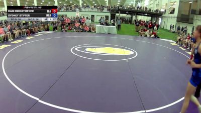 120 lbs Dani Ringstmeyer, South Dakota Gold vs Sydney Stifter, Missouri Red