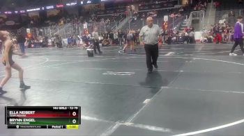 72-79 lbs Round 3 - Brynn Engel, Team Wisconsin vs Ella Neibert, Team Indiana
