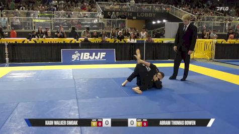 Kash Walker Smoak vs Abram Thomas Bowen 2025 Pan Kids Jiu-Jitsu IBJJF Championship