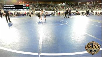70 lbs Consi Of 16 #2 - Bowen Leavitt, Broken Arrow Wrestling Club vs Phoenix Vrana, Brawlers