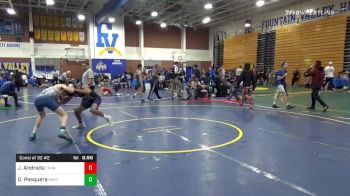 113 lbs Consolation - Josh Andrada, Trabuco Hills vs Devin Pesquera, Mayfair