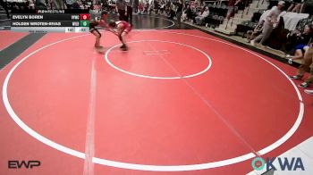 84-88 lbs Rr Rnd 1 - Evelyn Boren, Verdigris Youth Wrestling vs Holden Wroten-Rivas, Wild Hogs