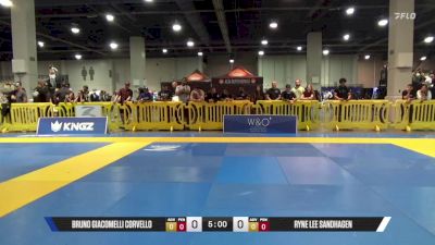 Bruno Giacomelli Corvello vs Ryne Lee Sandhagen 2025 American National IBJJF Jiu-Jitsu Open Championship