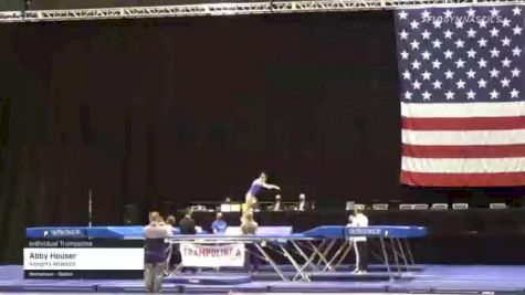 Abby Houser - Individual Trampoline, Integrity Athletics - 2021 USA Gymnastics Championships