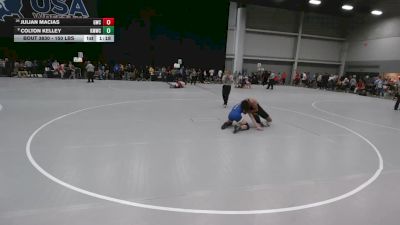 150 lbs Champ. Rd Of 16 - Colton Kelley, Kearney MatCats Wrestling Club vs Julian Macias, Grindhouse Wrestling Club