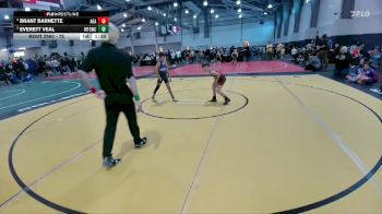 75 lbs Champ. Round 2 - Brant Barnette, Apex Grappling Academy vs Everett Veal, West Texas Grapplers Wrestling Club