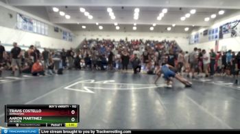 152 lbs Champ. Round 2 - Aaron Martinez, JW North vs Travis Costello, Dominators