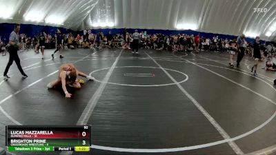 92 lbs Round 3 (8 Team) - Lucas Mazzarella, Olmsted Falls vs Brighton Prine, Crossroads Wrestling