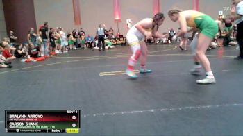 175 lbs Round 2 (4 Team) - Carson Shank, Nebraska Queens Of The Corn 1 vs Bralynn Arroyo, MO Outlaws Black