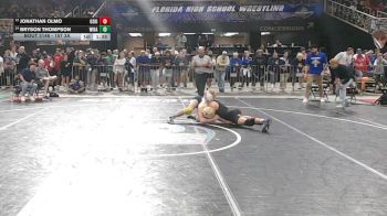 157 3A Cons. Round 2 - Bryson Thompson, Winter Haven vs Jonathan Olmo, Osceola (Kissimmee)