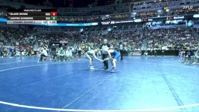 1A-126 lbs Champ. Round 2 - Jasper Sonberg, Osage vs Blake Irvine, Don Bosco