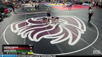 Quarterfinal - Sophia Shultz, Raymond Central Girls vs Jasmine Morales, Grand Island Girls