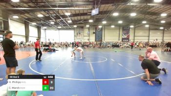 85 lbs Rr Rnd 3 - Hunter Phillips, Revival Pink vs Carter Marsh, Midwest Monsters