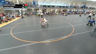 120 lbs Champ. Round 2 - Jackson Amell, Hartland vs Braydon Studer, Unattached