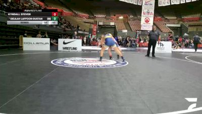 Schoolgirls - 165 lbs Semis - Delilah Laffoon-Dustan, Siskiyou Wrestling Club vs Kyndall Stever